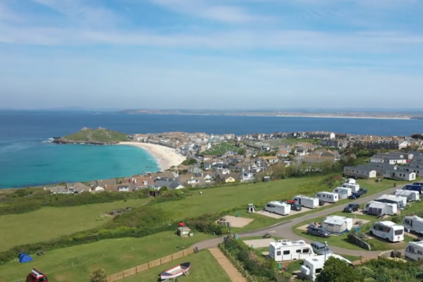 St Ives beach view | 365Camperhire.co.uk St Ives beach view