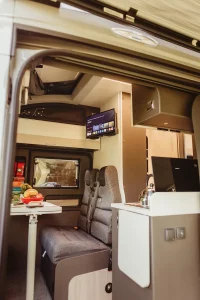 Trekker X inside hire campervan fleet | 365 Camper Hire Trekker X inside hire campervan fleet