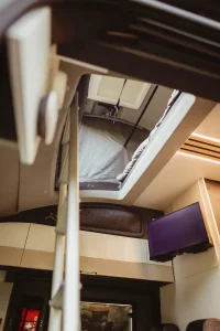 entrance to pop top hire campervan fleet hampshire trekker x | 365 Camper Hire