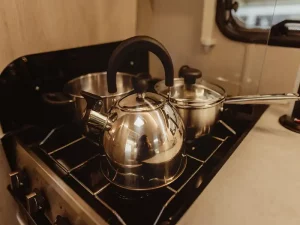 Expedition Motorhome from 365 Camper Hire 3 burner Hob