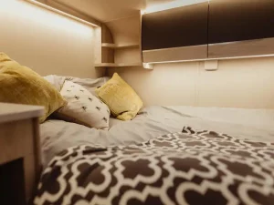 Expedition Motorhome from 365 Camper Hire Rear Bed