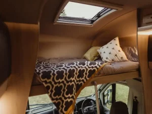 Expedition Motorhome from 365 Camper Hire Over Cab Bed