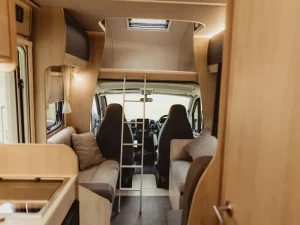 Expedition Motorhome from 365 Camper Hire Over Cab Ladder