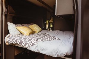 Swift Trekker from 365camperhire.co.uk Rear Bed