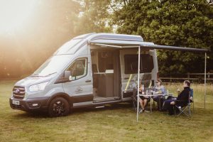 Swift Trekker from 365camperhire.co.uk Side Awning