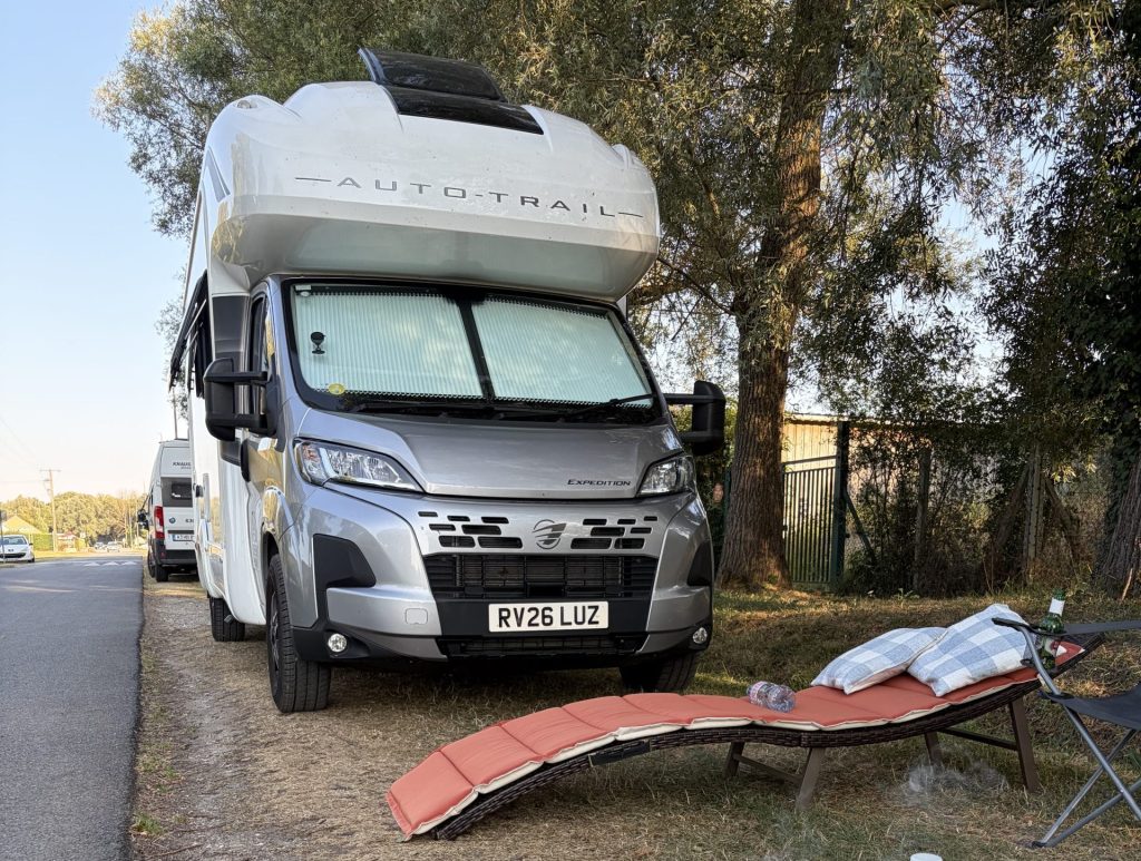 365camperhire.co.uk Expedition c73 Customer Travels BBQ at Blangy sur Bresle