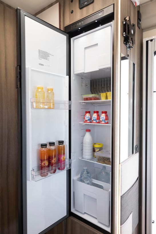 Kronos 590 Roller Team Motorhome Hire Fleet Hampshire 75 | 365 Camper Hire #Kronos 590 Roller Team Motorhome Hire Fleet Hampshire Fridge