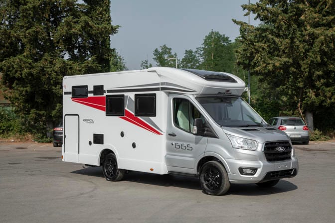 Roller Team Kronos 665 -2027 spacious 4 berth motorhome in Fleet Hampshire available to hire from 365 Camper Hire.